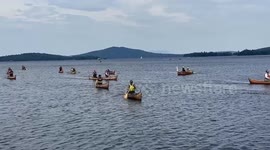 19th Annual Thoreau-Wabanaki Birch Bark Canoe Flotilla Brings Powerful Celebration of Heritage to Moosehead Lake