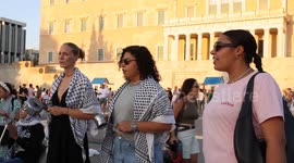 Greece: Hundreds of Greeks rally in Athens against Israel's ongoing genocide in Gaza