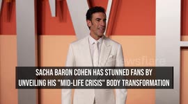 Sacha Baron Cohen unveils 'mid-life crisis' body transformation: 'This is not AI'