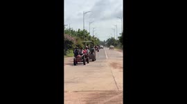 Cambodians flee homes along border as clashes continue with Thailand