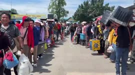 Nearly 3,000 Cambodians in Thailand flock back home as border conflict escalates