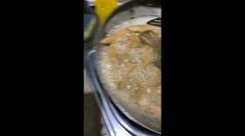 When you mistake dish soap for cooking oil… breakfast goes BUBBLY