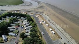 Anger at travellers taking over seaside town for fortnight - dumping nappies in sea