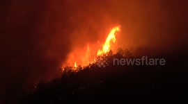 Firefighting efforts continue against massive wildfire in Türkiye’s Karabuk