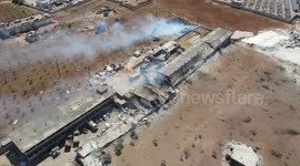 Arms depot explosions in northern Syria kill at least 5, injure 63