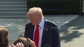 US: US President Trump departs White House en route to Scotland