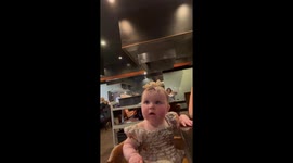 Baby Scared by First Hibachi Experience