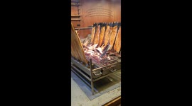 Smoked Salmon Fresh from the Fire – German Christmas Market Delight