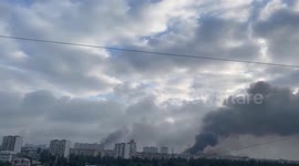 Russian airstrikes hit Kyiv, killing one, Ukrainian officials say