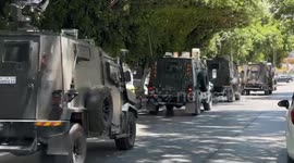 At least 4 injured, several injured in Israeli raid into Nablus city of West Bank