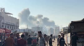 Israel hits Khan Younis in southern Gaza