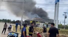 At least 5 killed after Cambodian artillery strikes Thai petrol station convenience store