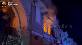 Russian strikes hit Privoz Market in Odesa, Ukraine says
