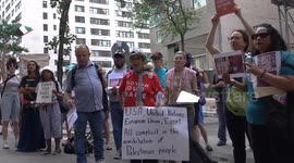 Palestine supporters rally in NYC urging humanitarian aid amid Israeli blockade