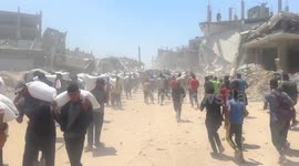 Limited flour aid distributed to Gazans amid Israel’s inhumane blockade