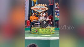 Orangutans forced to perform as band in sad scene from Thai zoo