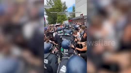 German police crack down on pro-Palestinian protest in Berlin