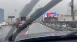 Moscow hit by flooding after severe rainfall
