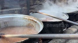 Palestinian families in Khan Younis rely on charity kitchens amid growing food crisis
