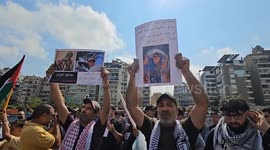 Beirut rally condemns starvation in Gaza under Israeli blockade