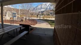 Cyclist crashes into pavilion during failed jump in Orem, Utah