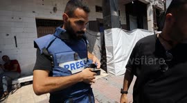 Palestinian journalist in Gaza covers humanitarian crisis while enduring hunger himself