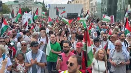 Sweden: Protest held in Stockholm denouncing Israel’s attacks on Gaza