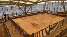 Ancient mosaic in Perre reopens after major restoration in Türkiye