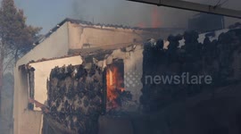 Wildfires erupt across Greece amid intense heatwave