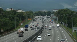 North-South Expressway near Nilai exit, Negeri Sembilan