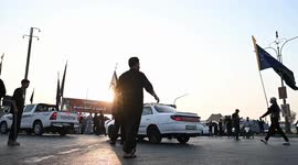 Shiite Muslims in Iraq march to Karbala for Arbaeen pilgrimage