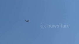 Humanitarian aid air-dropped to Gaza Strip