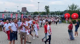 Fans gather at Poland's Atlas Arena for Women's Volleyball Nations League match