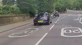 Extremely close and dangerous over take on car