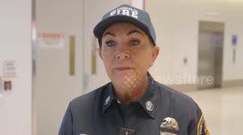 US, Los Angeles: LAX K9 Search Teams Return from Flood Stricken Texas With Sound On Tape Part 2