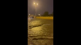 Spain: Orange Alert Issued as Heavy Rain Causes Flooding in Alicante