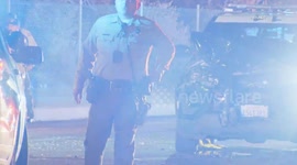 US, Los Angeles: Lancaster Deputy-Involved Traffic Collision