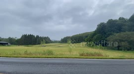 Route 346 hay field cut and growing again in Pownal Vermont