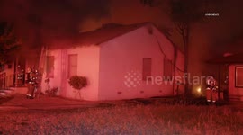 US, Bakersfield: Bakersfield Multiple Houses On Fire Prompts 2 Alarm Response, Possible Marijuana Grow
