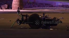 US, Phoenix: Glendale Bethany Home Road Motorized Bike Crash