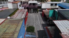 Mexico: Footage shows city built from recycled shipping containers in Mexico’s Cholula