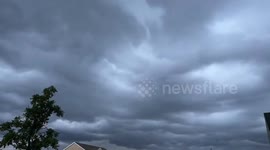 Timelapse captures storm clouds swirling over Rosemount, Minnesota