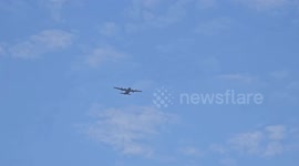 Relief packages air-dropped to civilians in Gaza