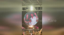 Messi And Antonela Steal The Show On Coldplay Kiss Cam In Miami