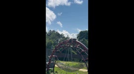 Two Monkeys Spotted on Six Flags Roller Coaster