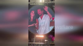 US: Messi And Antonela Light Up Coldplay Kiss Cam In Miami