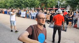 Germany: Protest in Berlin, Demanding End to Gaza Hunger Amid Bombardment