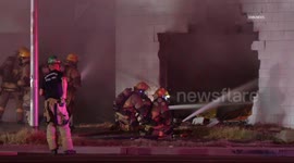 US, Phoenix: Phoenix Driver Killed in Fiery Pickup Crash Into Commercial Building With Sound On Tape