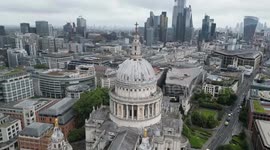 Drone footage showcases London’s St. Paul’s Cathedral, one of UK’s Most iconic landmarks