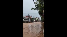 Homes flooded as torrential rain hits Myanmar